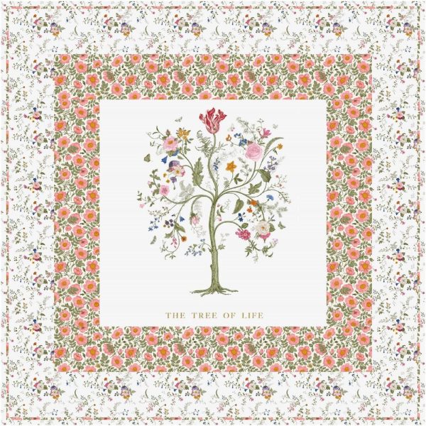Tree Of Life Wall Hanging Lap Quilt Kit - 42  x 42  Hot on Sale