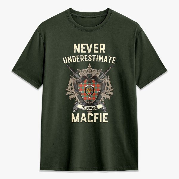 MacFie Ancient Tartan Crest 2D T-shirt - Never Underestimate Style Online now - Image 5