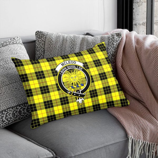 McLeod of Lewis Modern Tartan Crest Pillow Cover Online Hot Sale - Image 5