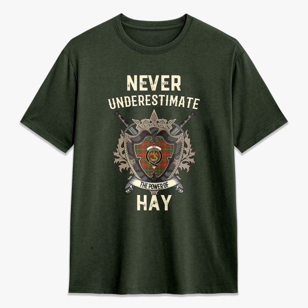 Hay Ancient Tartan Crest 2D T-shirt - Never Underestimate Style Cheap - Image 5