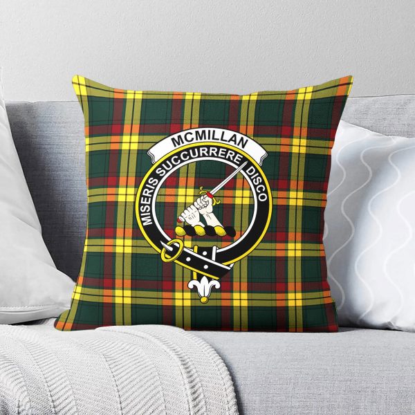 McMillan Old Modern Tartan Crest Pillow Cover Cheap