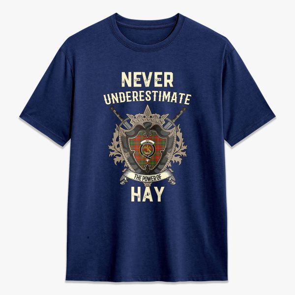 Hay Ancient Tartan Crest 2D T-shirt - Never Underestimate Style Cheap - Image 3