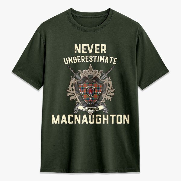 MacNaughton Ancient Tartan Crest 2D T-shirt - Never Underestimate Style Online - Image 5