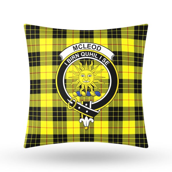 McLeod of Lewis Modern Tartan Crest Pillow Cover Online Hot Sale - Image 3