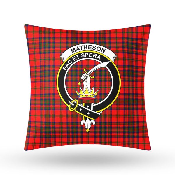 Matheson Modern Tartan Crest Pillow Cover Hot on Sale - Image 3