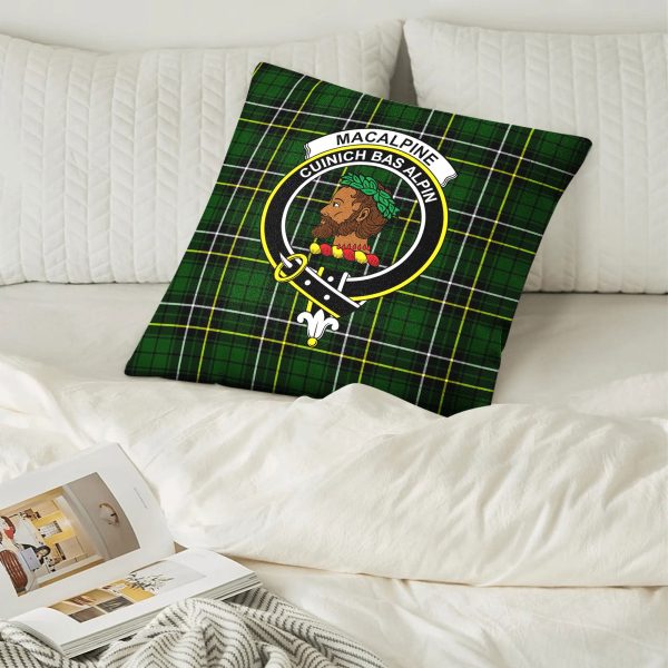 MacAlpine Modern Tartan Crest Pillow Cover Online Sale - Image 2