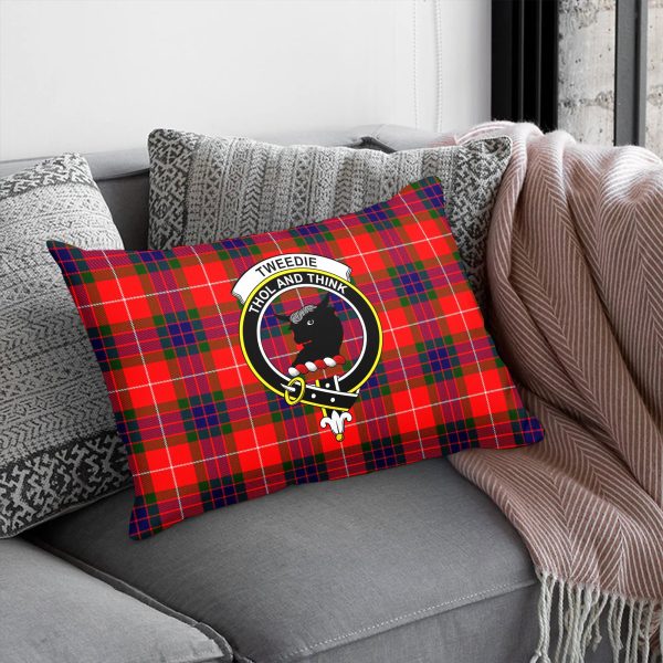 Tweedie Tartan Crest Pillow Cover Online now - Image 5