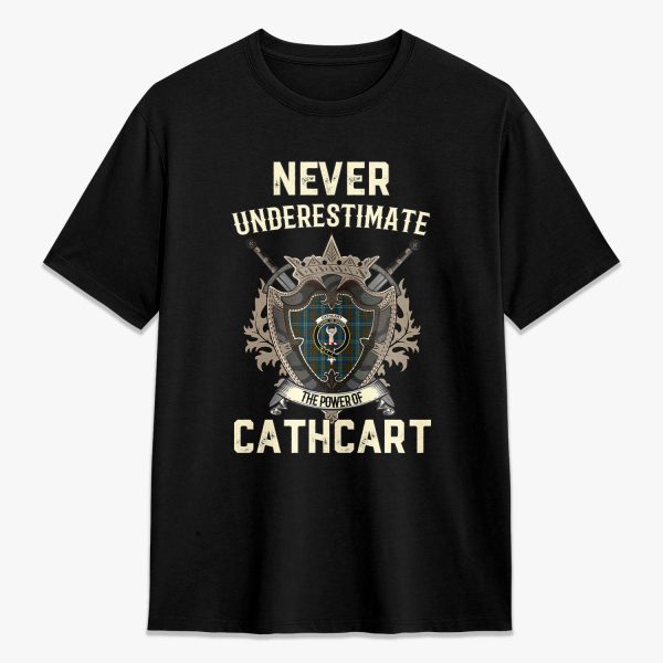 Cathcart Tartan Crest 2D T-shirt - Never Underestimate Style For Discount