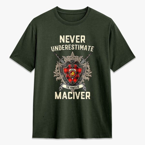 MacIver Modern Tartan Crest 2D T-shirt - Never Underestimate Style Online - Image 5