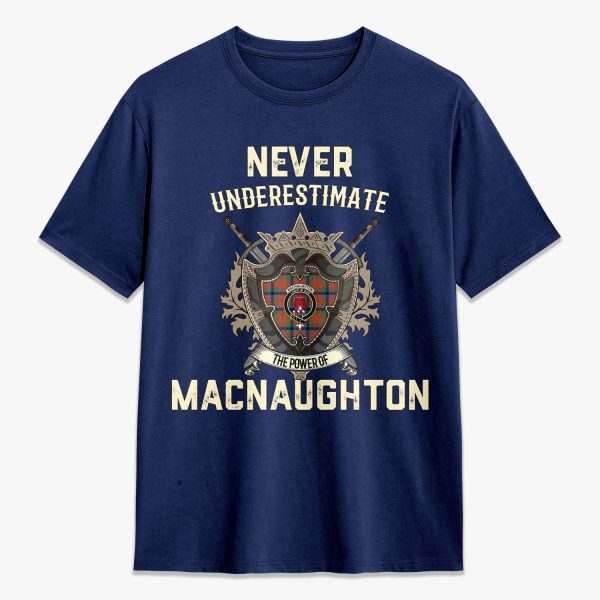 MacNaughton Ancient Tartan Crest 2D T-shirt - Never Underestimate Style Online - Image 3