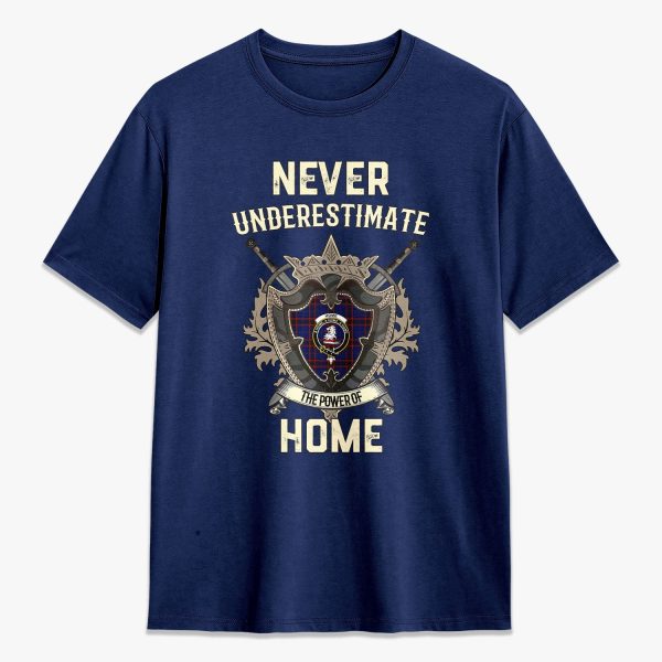 Home Modern Tartan Crest 2D T-shirt - Never Underestimate Style Discount - Image 3