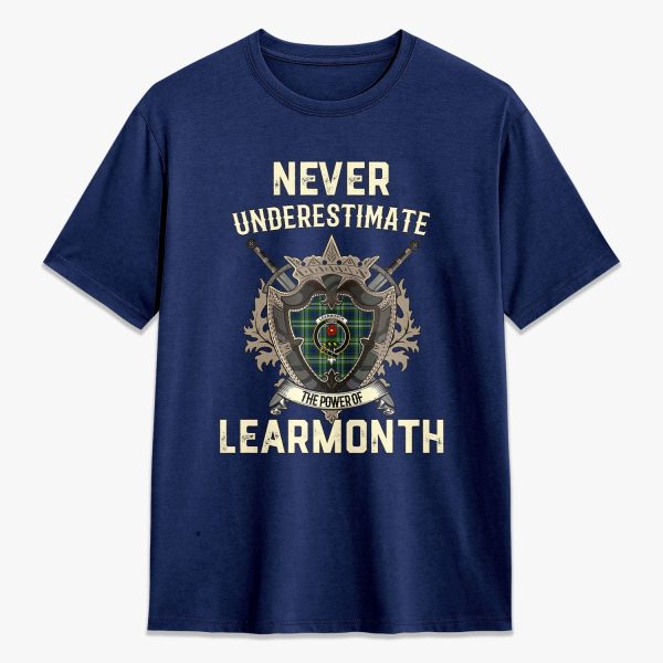 Learmonth Tartan Crest 2D T-shirt - Never Underestimate Style Online - Image 3