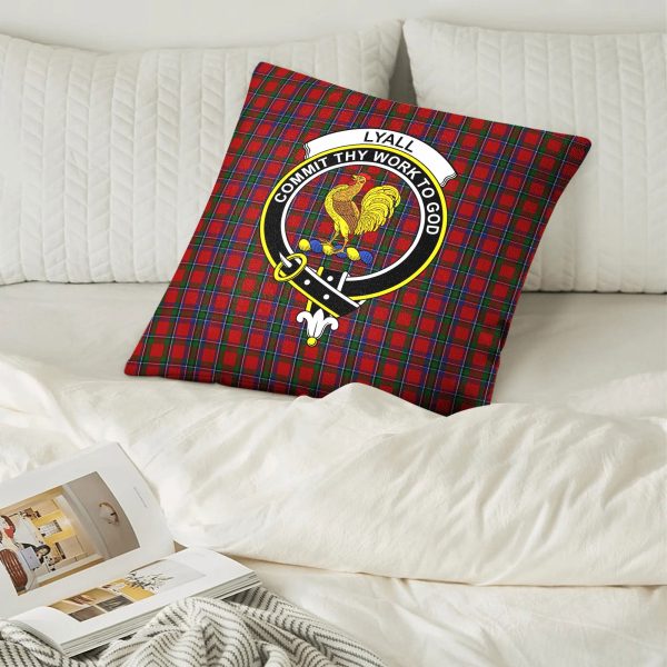Lyall Tartan Crest Pillow Cover Online Sale - Image 2