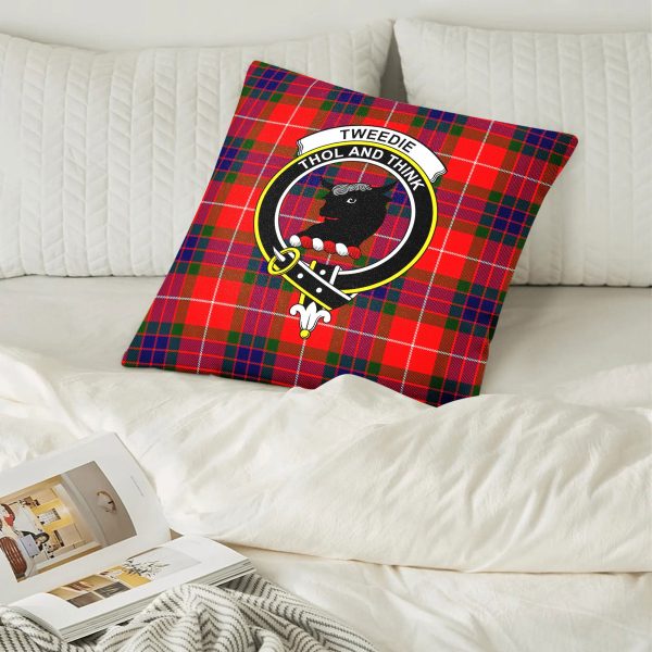 Tweedie Tartan Crest Pillow Cover Online now - Image 2