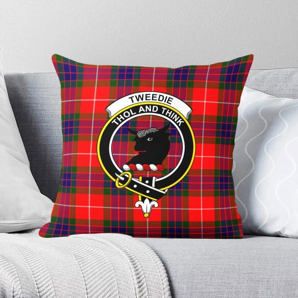Tweedie Tartan Crest Pillow Cover Online now