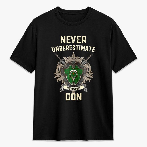 Don Tartan Crest 2D T-shirt - Never Underestimate Style Supply