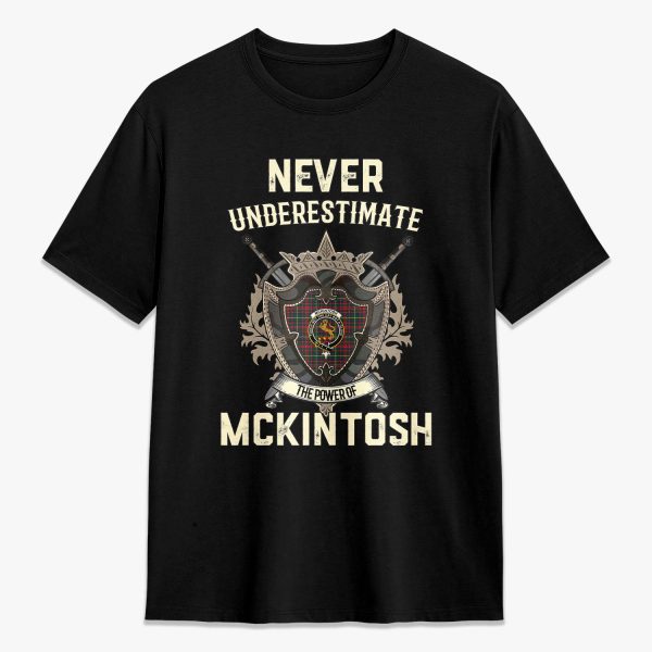 McKintosh Hunting Modern Tartan Crest 2D T-shirt - Never Underestimate Style Cheap