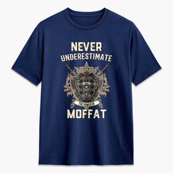 Moffat Modern Tartan Crest 2D T-shirt - Never Underestimate Style For Cheap - Image 3