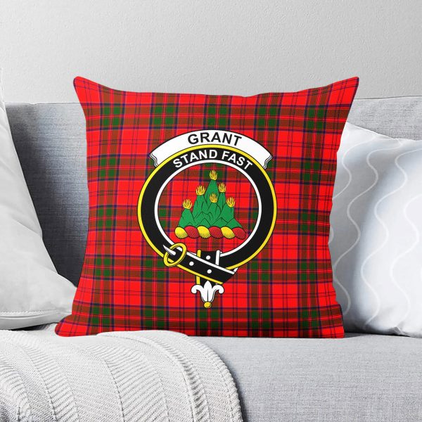 Grant Modern Tartan Crest Pillow Cover Online Sale
