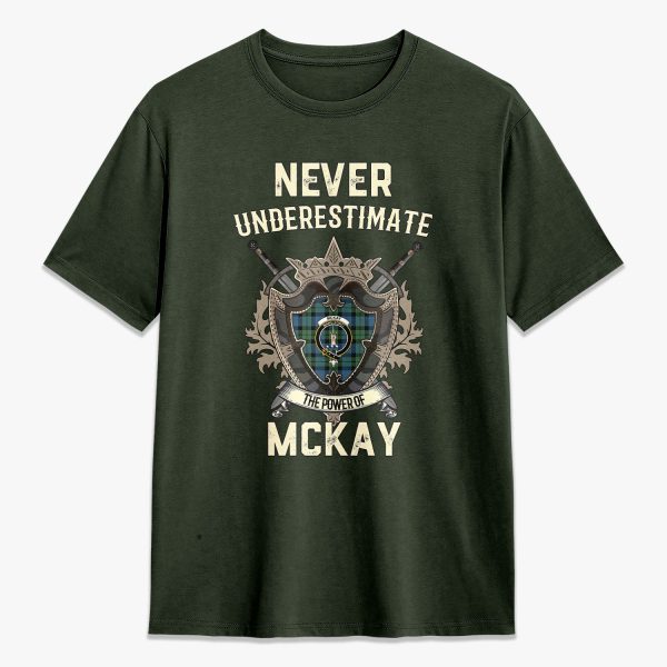 McKay Ancient Tartan Crest 2D T-shirt - Never Underestimate Style For Cheap - Image 5