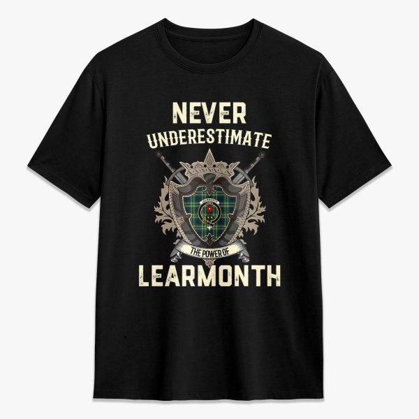 Learmonth Tartan Crest 2D T-shirt - Never Underestimate Style Online