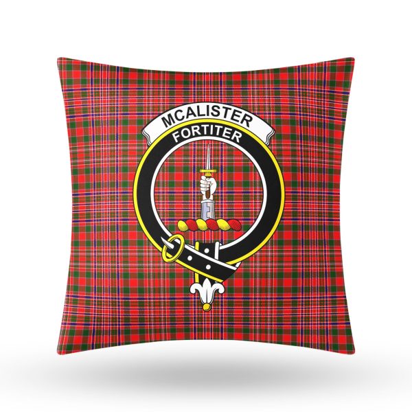 McAlister Modern Tartan Crest Pillow Cover Sale - Image 3