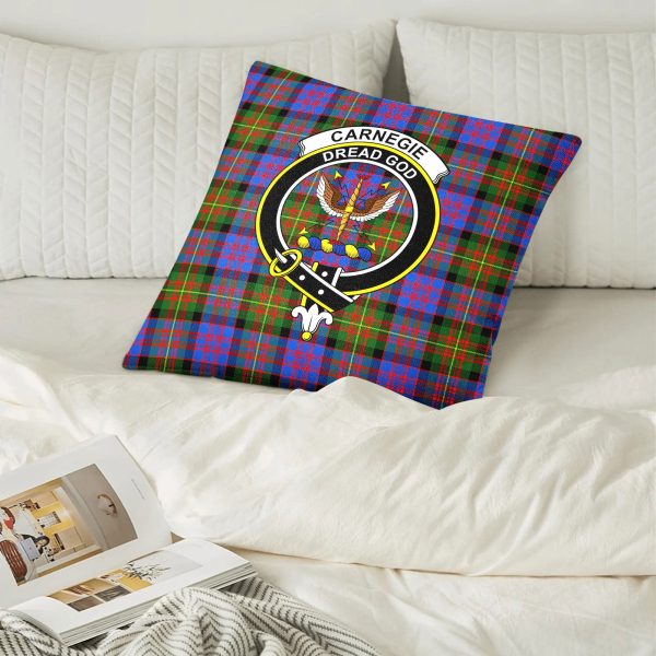 Carnegie Ancient Tartan Crest Pillow Cover Online Sale - Image 2