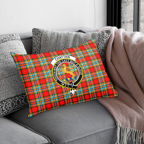Chattan Tartan Crest Pillow Cover on Sale - Image 5