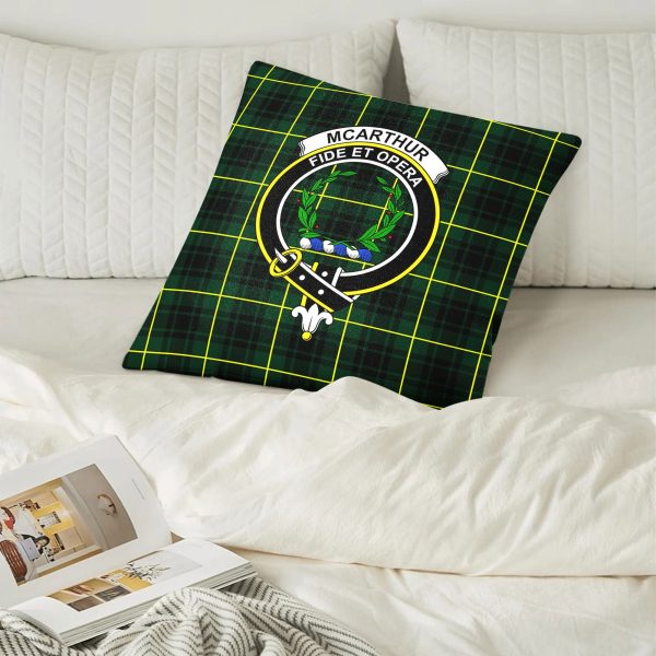 McArthur Modern Tartan Crest Pillow Cover Online Sale - Image 2