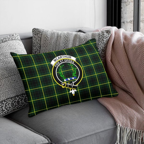 McArthur Modern Tartan Crest Pillow Cover Online Sale - Image 5